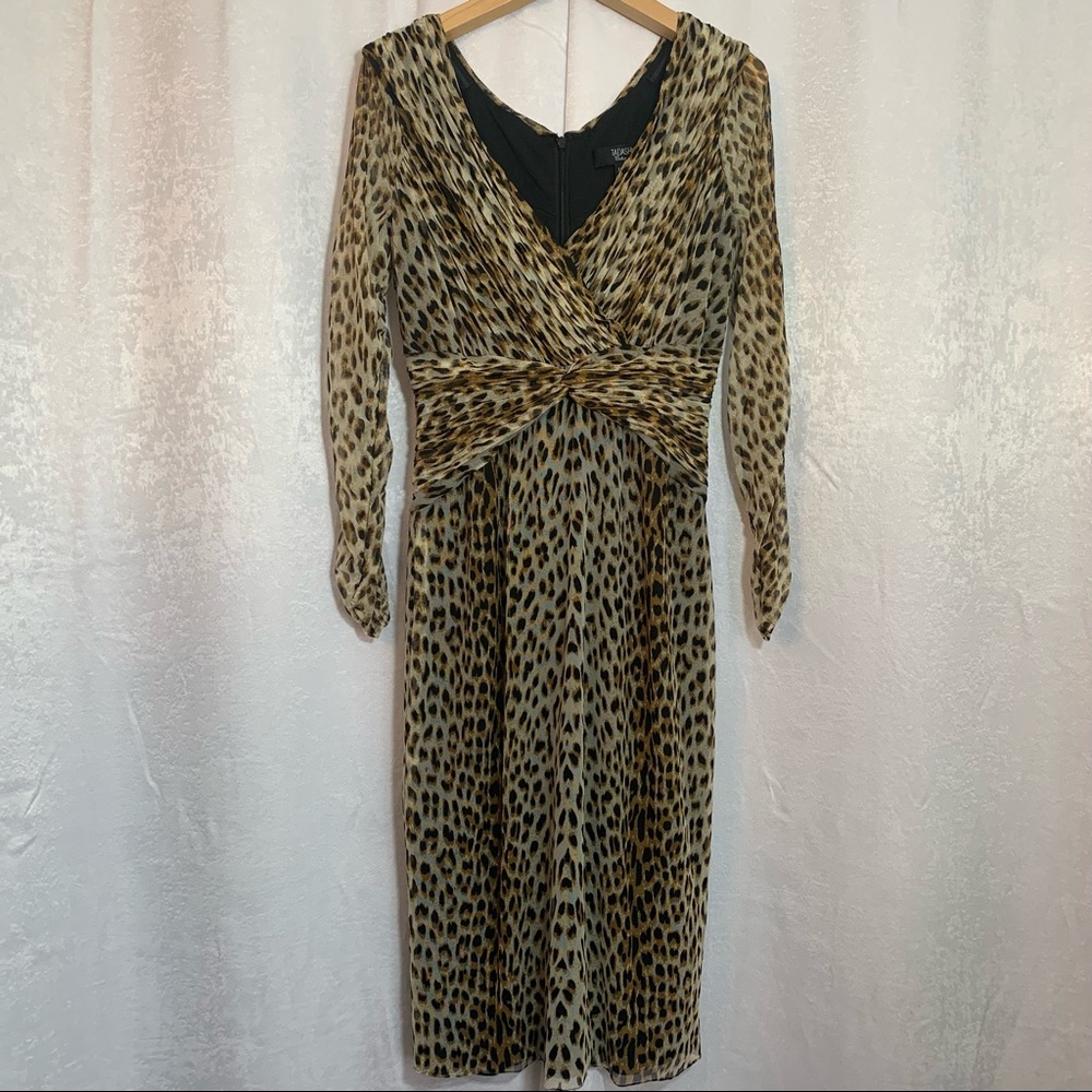 Tadashi Collection Animal Print Dress